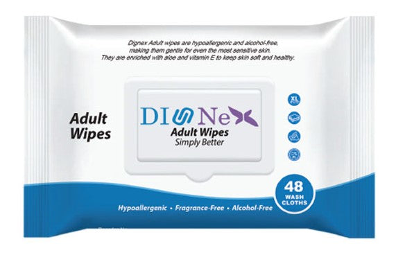 Dignex Adult Wet Wipes - Gentle & Effective Hygiene for Adults